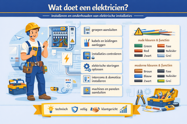 Wat doet een elektricien